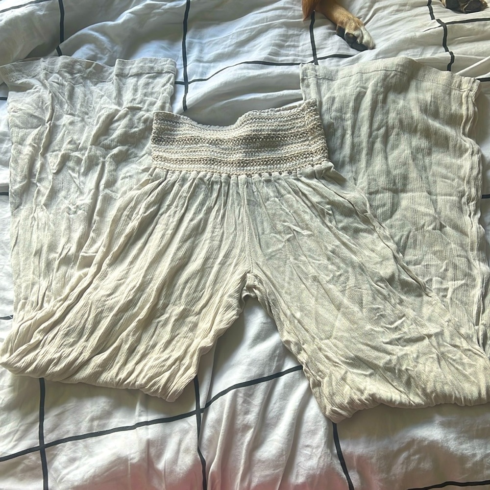 Rewash Wide leg flowy beach pants 🤎